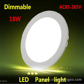Dimmable  18W  Round Led Panel Light